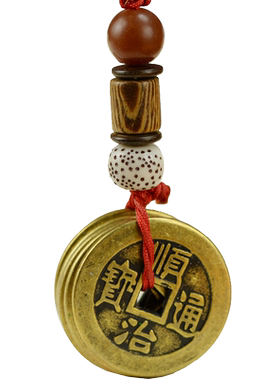 加厚汽车五帝钱乾隆黄铜