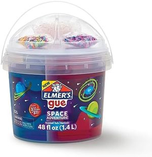 Elmer Adventure Space Premade Slime Tri Kit Bucket Scen