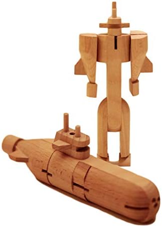 Bamloff WooBot- Wooden Robot Transforms into a Submarine