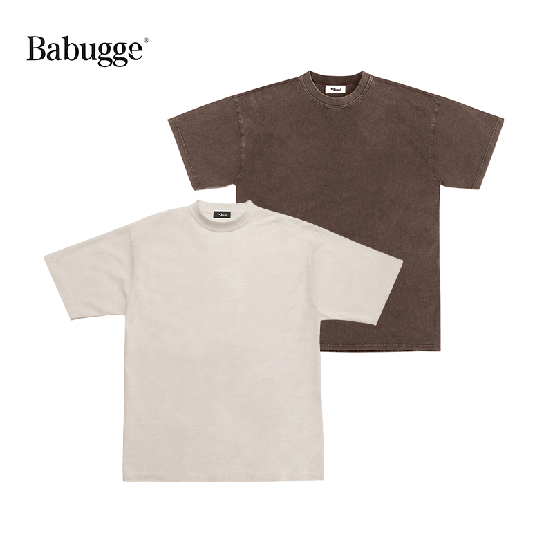 短袖美式休闲青年纯棉T恤