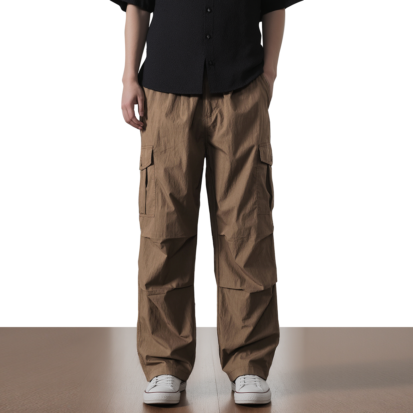 美式复古薄款多口袋速干工装裤