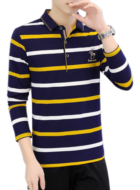 纯棉短袖t恤男polo衫夏装衣服