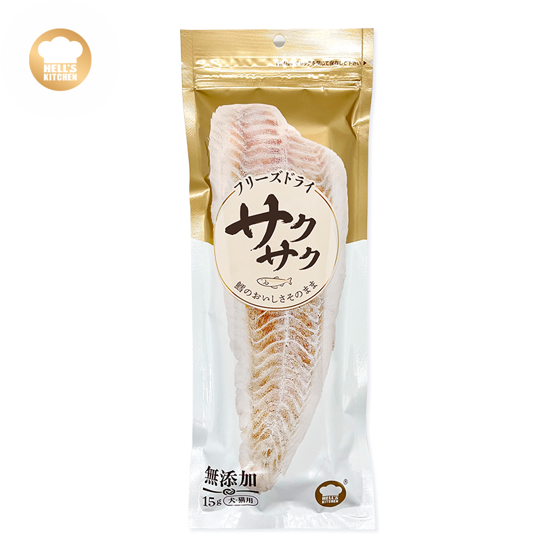 【新品】地狱厨房特选鳕鱼冻干猫零食猫狗零食磨牙营养整根鳕鱼干