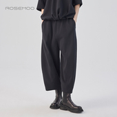 棉感针织宽松简约长裤 容子木ROSEMOO25春 商场同款 RSS1KC443D