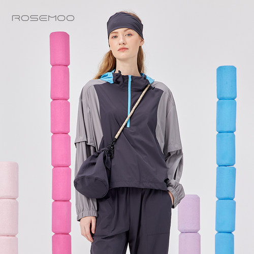 容子木ROSEMOO25夏【商场同款】弹力撞色可两穿套头衫RSS2TP214B