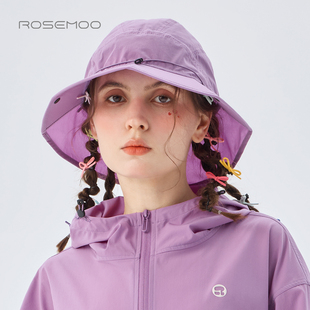 哑光轻薄微弹可折叠渔夫帽RWM1HP457D 容子木ROSEMOO26春商场同款