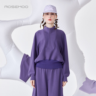 容子木ROSEMOO24年春新款 RCL1TC214B 微弹棉针织套头衫