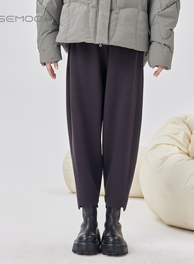 容子木ROSEMOO【商场同款】微弹针织略宽松长裤RMT4KP109A