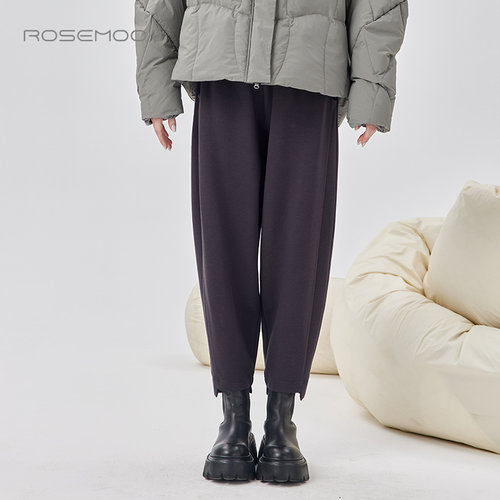 【商场同款】微弹针织略宽松长裤