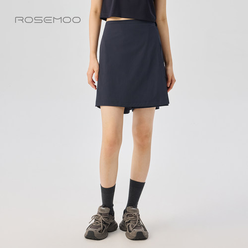 容子木ROSEMOO26夏商场同款哑光轻薄微弹可调节腰裙裤RWM2IP220B