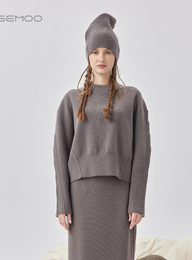 容子木ROSEMOO【商场同款】舒适微弹套头衫RMT4TP433D