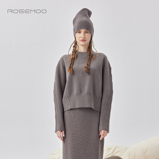 舒适微弹套头衫 RMT4TP433D 商场同款 容子木ROSEMOO