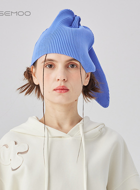 容子木ROSEMOO24年秋季新款亲肤舒适异形针织帽RCL3HC215B