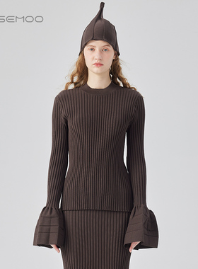 容子木ROSEMOO24年冬季新款干爽挺阔套头衫RCL4TP286B