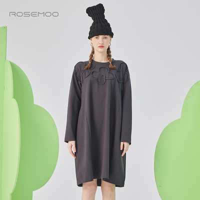 容子木ROSEMOO25春【商场同款】微弹轻量感针织连衣裙RSS1LP308C