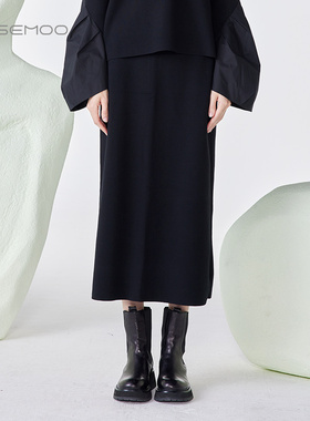 容子木ROSEMOO24年春新款亲肤柔软半身裙RCL1QP280B