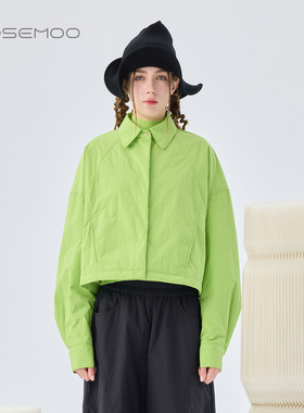 容子木ROSEMOO26春【商场同款】轻量感轻薄短衬衫外套RWM1OP102A