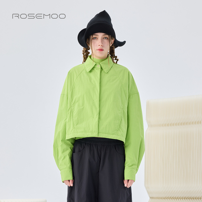 容子木ROSEMOO26春【商场同款】轻量感轻薄短衬衫外套RWM1OP102A