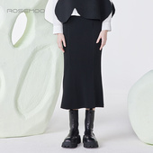 容子木ROSEMOO24年春新款 轻量感高弹短鱼尾半裙RCL1QP282B