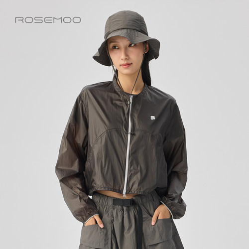 容子木ROSEMOO26夏【商场同款】轻薄清透短款运动外套RWM2WP405D