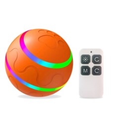 Игрушка 2022新款宠物发光溜溜球遥控逗狗逗猫耐咬宠物猫咪玩具防水充电