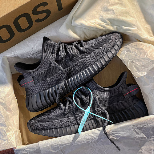 大王椰子鞋350黑满天星男鞋莆田正品2026新款休闲运动鞋OG YEEZY
