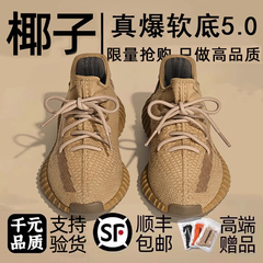 官方正品椰子鞋350地球棕夏季真爆6.0踩屎感男鞋情侣运动休闲鞋女