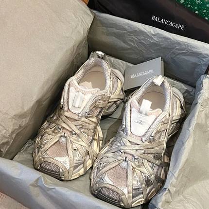 巴黎3XL老爹鞋女2025新款厚底增高复古机能风潮流运动休闲鞋男鞋