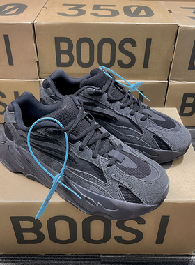 大王椰子700v2黑武士男鞋2024新款增高厚底休闲老爹鞋女OG YEEZY
