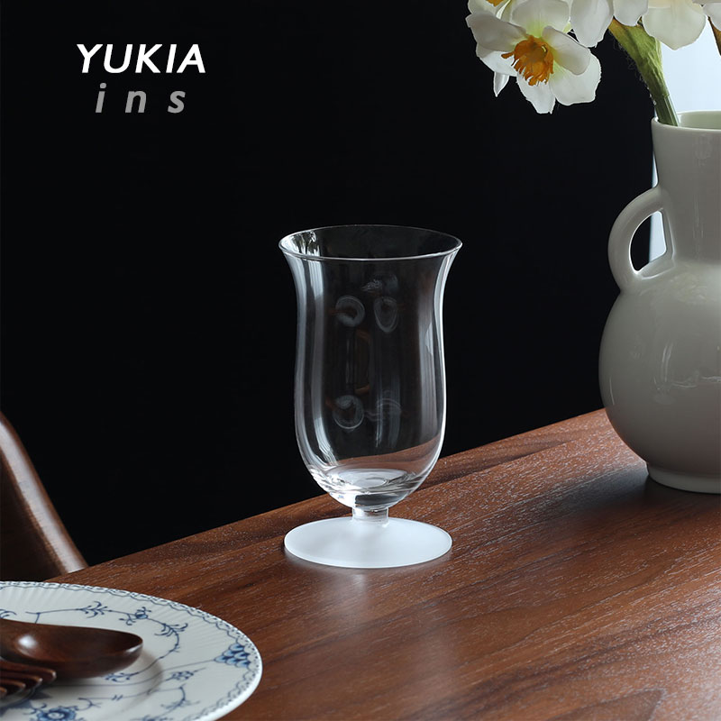 YUKI肆月玻璃杯中古手作玻璃杯