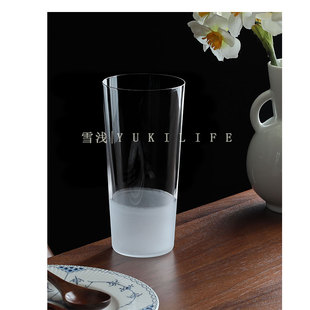 YUKIins雪来匆匆亦融融 日式中古VINTAGE水晶玻璃杯 超薄酒杯杯子