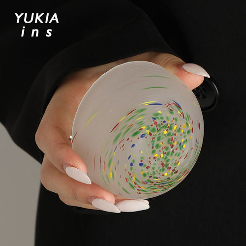YUKI风吹草底杯水晶玻璃酒杯