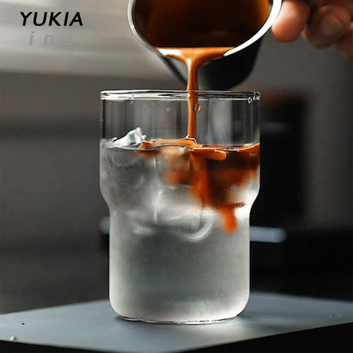 雪浅的咖啡日记dirty咖啡杯冰美式冷饮杯水杯果汁杯透明玻璃杯