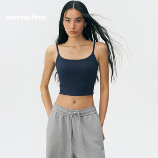 movingtime瑜伽背心女外穿一体式运动内衣休闲健身普拉提吊带上衣