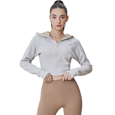 跑步健身拉链运动外套