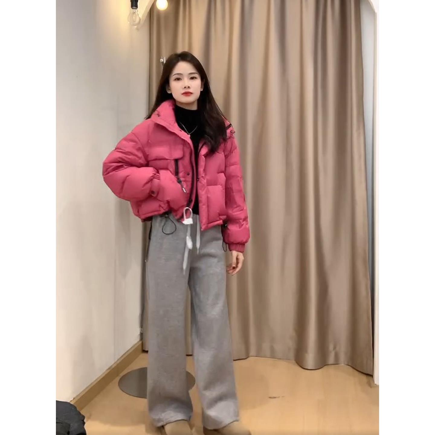 JOYIASS今年流行爆款设计感拉链服女冬季2025新款加厚保暖百搭宽