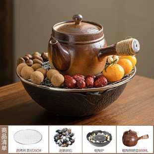 玻璃煮茶壶一件带 陶瓷围炉煮茶室内家用全套电陶炉花茶茶具套N装