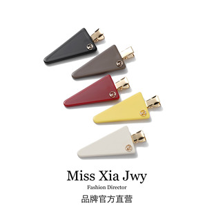 三角夹醋酸侧边发夹2026新款高端绝美刘海夹无痕发卡精致韩系边夹