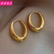 耳环 love ear New studs women earrings buckles golden