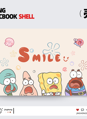 2023新款适用苹果macbookprom3保护壳16寸mac笔记本M2卡通macbookair电脑M1套14寸防摔硬质外壳15寸保护套13