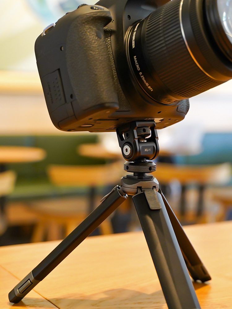 조정 가능한 피치 댐핑 모니터 카메라가있는 XILETU 금속 달팽이 머리 SLR 카메라 휴대 전화 브래킷 액세서리 삼각대 라이브 방송 사진 VLOG 토끼 케이지 기본 확장 키트