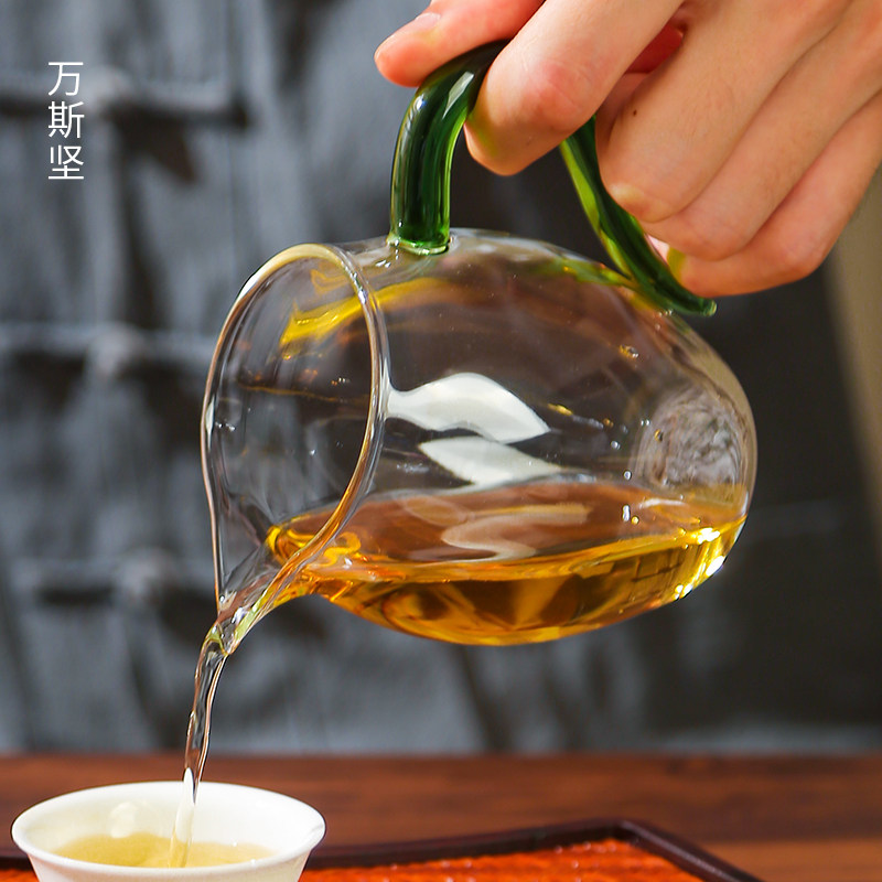 功夫茶具配件茶海分茶器茶漏套装公道杯加厚玻璃耐热透明泡茶过滤,餐饮具,公道杯,淘宝优惠券,粉丝福利购,淘宝优惠卷