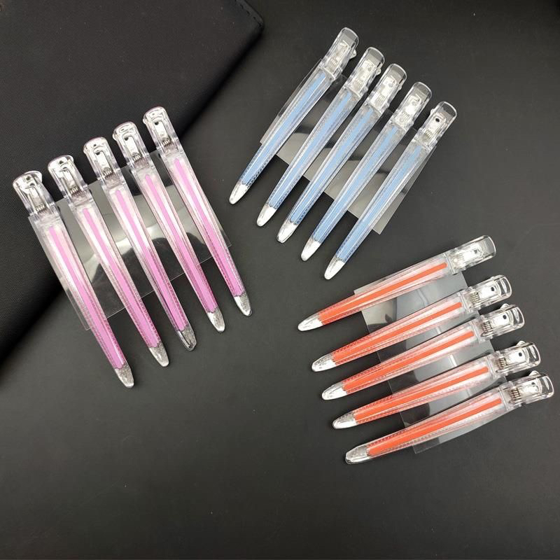 无痕美发夹子分区夹发型师定位夹剪发夹发廊理发店专用工具鸭嘴夹