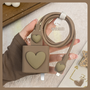 适用红米Note14Pro+充电器数据线保护套90W红米k80/k70e充电线USB接口硅胶套红米turbo3防折断缠绕绳小米15壳