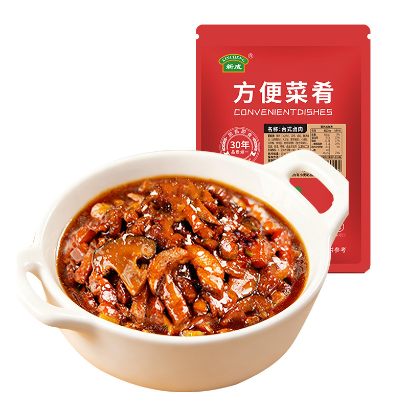 新成台式卤肉常温菜肴包180g