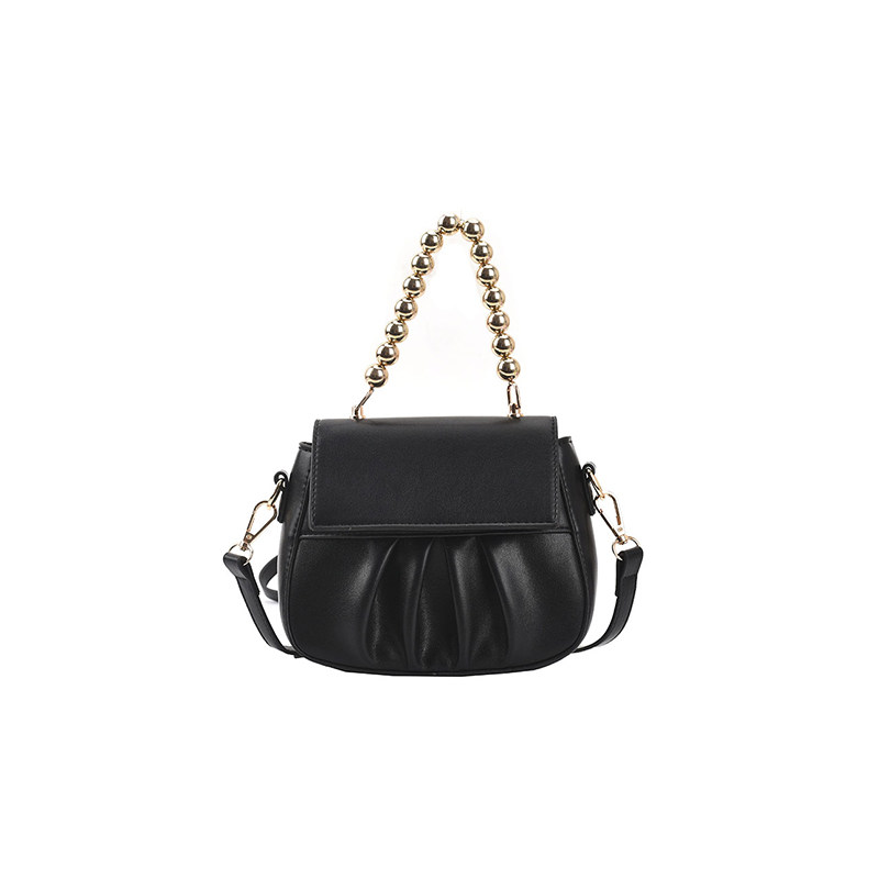 高级质感小包包女夏2023新款潮小众百搭褶皱斜挎包网红爆款马鞍包