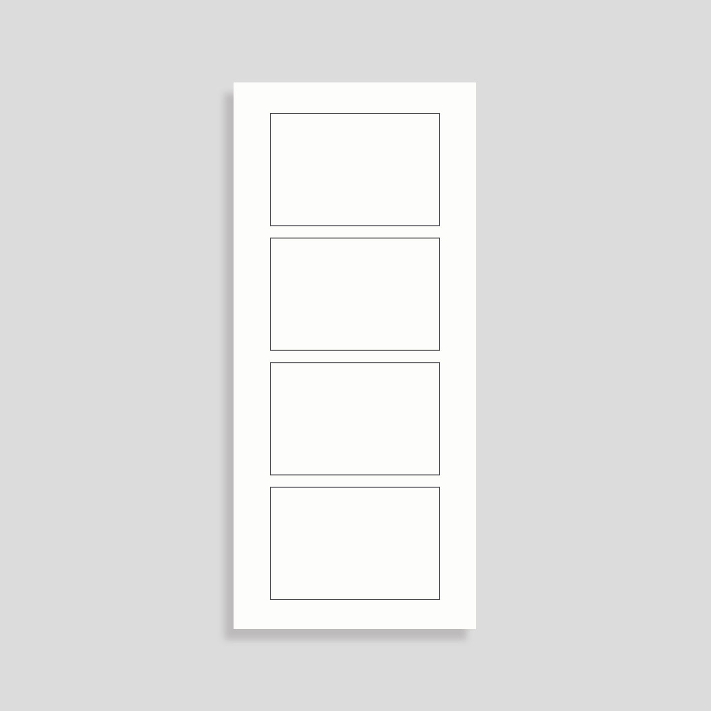 『言本文具』四格漫画分镜本 手绘故事本方框格子记事叙述手账便签本创意文具ins风简约小本子