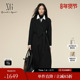 长款 XG雪歌XK410020A790山羊绒毛呢外套2025冬季 新款 绵羊毛大衣女