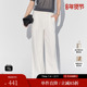 XG雪歌XK202017A451莱赛尔牛仔裤 女 白色宽松阔腿长裤 2025夏季 新款