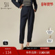 时尚 春季 新款 XG雪歌XJ102030A690腰包搭配黑色休闲裤 束脚哈伦裤 女